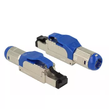 Vadu savienotājs RJ-45 DeLOCK 86487 Zils Sudrabs