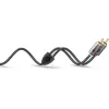 Audio kabelis WENTRONIC Goobay 65292 — 2×RCA vīriešu uz 2×RCA vīriešu, 1 m, varš, apzeltīts, magnētiski ekranēts