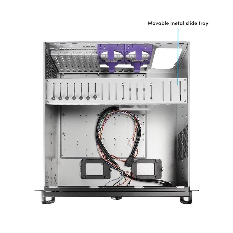 Chieftec UNC-409S-AIO-OP datora korpuss Rack Melns