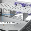 Chieftec UNC-409S-AIO-OP datora korpuss Rack Melns