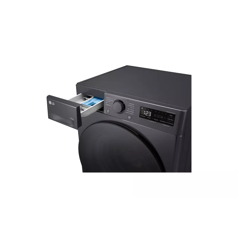 Veļas žāvētājs LG V5WD95SLIMB priekšējā ielāde brīvi stāvošs 5 kg 1200 RPM Melns