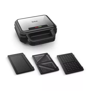 Tefal SW383D10 sviestmaižu gatavotājs 700 W Melns, Nerūsējošais tērauds