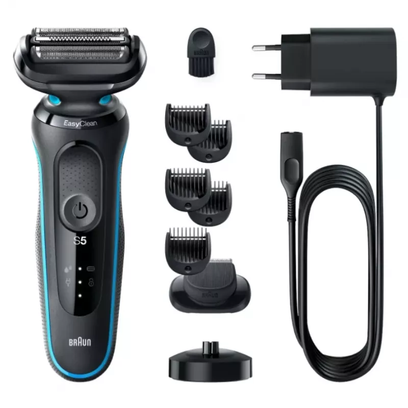 Braun Series 5 51-M4500cs folijnieksēja, melna, zila
