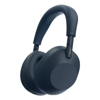 Austiņas Sony WH-1000XM6 vadu un bezvadu Bluetooth USB-C 4–40000 Hz 10 m diapazons 1.2 m vads Zila