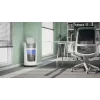 Leitz IQ OptiMax Office mikrošķērsgriezuma papīra smalcinātājs P5 35L - balts