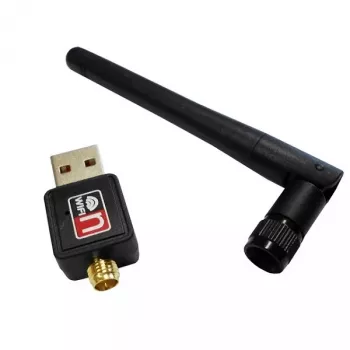 USB WLAN adapteris SAVIO CL-63, vienas joslas 2.4 GHz, 150 Mbit/s, Realtek RTL8188CU, ārējā antena, USB 2.0
