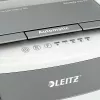 Papīra smalcinātājs LEITZ IQ Autofeed Small Office50 P4 — mikrošķērsgriezums 4x28 mm, 50 lapu automātiskā padeve, 22 cm ievade, 20 L grozs
