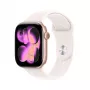 Apple Watch Series 11 GPS 46mm Rožu zelta alumīnija korpuss ar Light Blush Sport siksniņu S/M