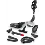 Bezvadu stick putekļsūcējs Bosch BCS711PET — 18V, 40 min darbība, 0,3 L bezmaiss, cietām grīdām un paklājiem, sarkans/melns
