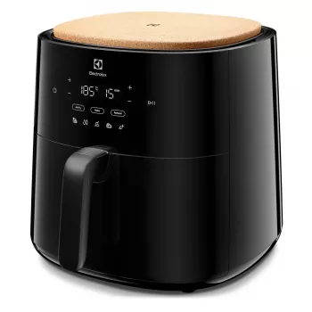 Gaisa fritieris Electrolux EAF7B – 6.8 L, 1800 W, skārienvadība, 8 programmas, max 200°C, melns
