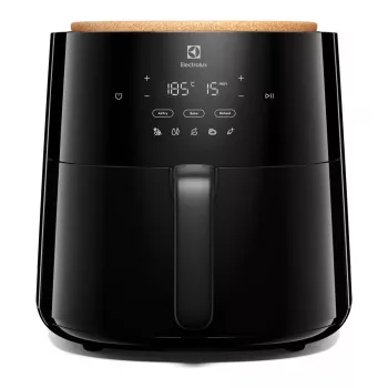 Gaisa fritieris Electrolux EAF7B – 6.8 L, 1800 W, skārienvadība, 8 programmas, max 200°C, melns