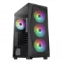 PC korpuss Aerocool Falcon ARGB Midi Tower Melns