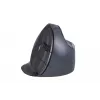 BakkerElkhuizen Evoluent D Small Wireless, labā roka, vertikāls, lāzers, RF bezvadu, 3200 DPI, melns