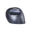 BakkerElkhuizen Evoluent D Small Wireless, labā roka, vertikāls, lāzers, RF bezvadu, 3200 DPI, melns