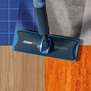Philips 5000 sērijas OneUp elektriskā mopa, bezvadu mopa, 0.178 L, zila, 0.281 L, 70 min, 350 mm