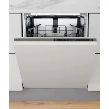 Iebūvējamā trauku mazgājamā mašīna WHIRLPOOL WIP 4T133 PE S — 14 komplekti, 60 cm, 43 dB, Enerģijas klase D