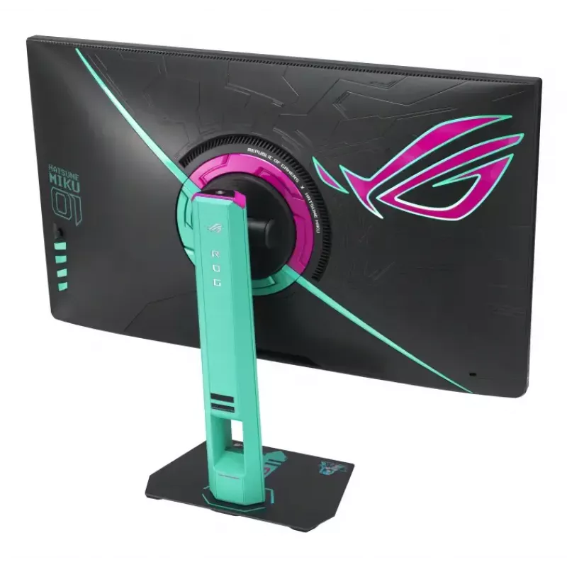 ASUS ROG Strix XG27ACMEG-G Hatsune Miku Edition dators monitors 68.6 cm (27 collas) 2560 x 1440 pikseļi Wide Quad HD LCD Daudzkrāsains