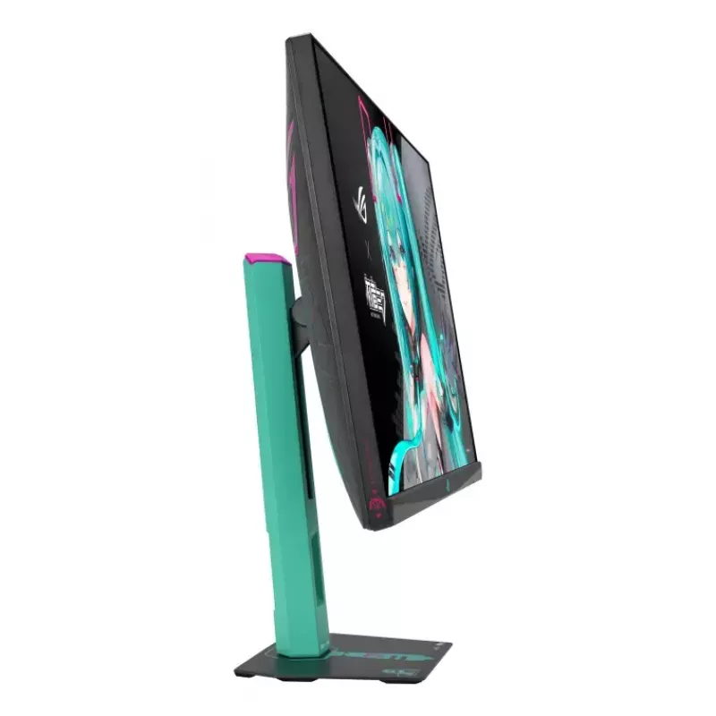 ASUS ROG Strix XG27ACMEG-G Hatsune Miku Edition dators monitors 68.6 cm (27 collas) 2560 x 1440 pikseļi Wide Quad HD LCD Daudzkrāsains