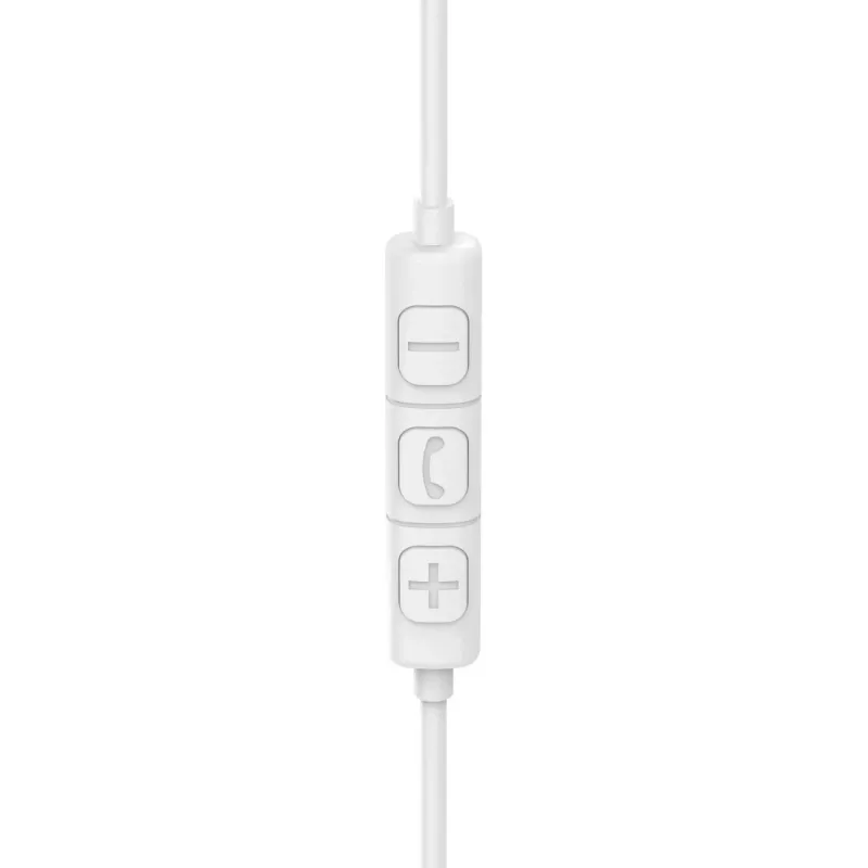 Hama Fun C 00221815 austiņas ar mikrofonu, uzliekamās, USB-C ar vadu, 1,2 m, baltas