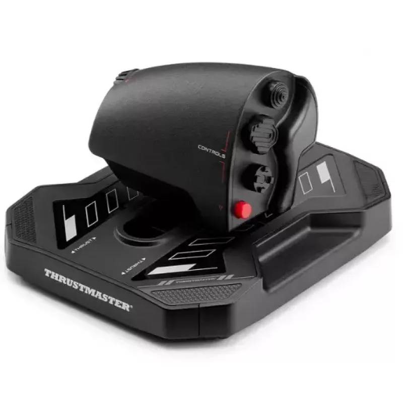 Thrustmaster Sol-R 4 HOTAS Black USB sviras + dzinēja vadības svira Analogs / Digitāls PC