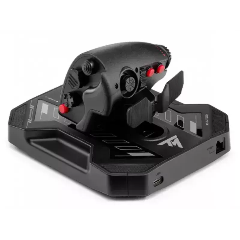 Thrustmaster Sol-R 4 HOTAS Black USB sviras + dzinēja vadības svira Analogs / Digitāls PC
