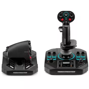 Thrustmaster Sol-R 4 HOTAS Black USB sviras + dzinēja vadības svira Analogs / Digitāls PC