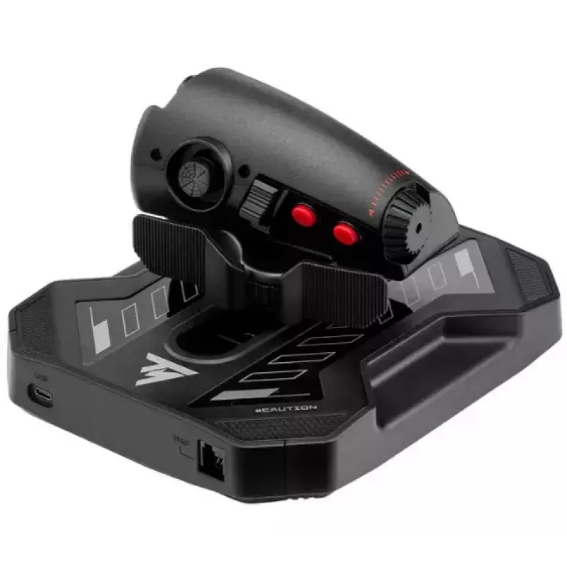 Droseles bloks Thrustmaster Sol-R 6 Melns USB Type-C vadu analogais/digitālais PC, izmērs 170×205×125 mm