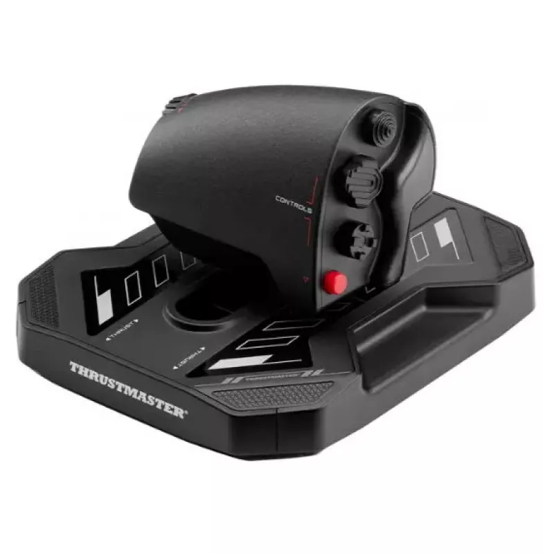 Droseles bloks Thrustmaster Sol-R 6 Melns USB Type-C vadu analogais/digitālais PC, izmērs 170×205×125 mm