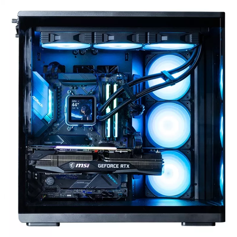 ZALMAN P60 BLACK PC Midi Tower korpuss — ATX/Mini-ITX, rūdīts stikls, 3x120mm sānu + 2x120mm aizmugures ventilatori, 290×475×478 mm