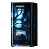 ZALMAN P60 BLACK PC Midi Tower korpuss — ATX/Mini-ITX, rūdīts stikls, 3x120mm sānu + 2x120mm aizmugures ventilatori, 290×475×478 mm