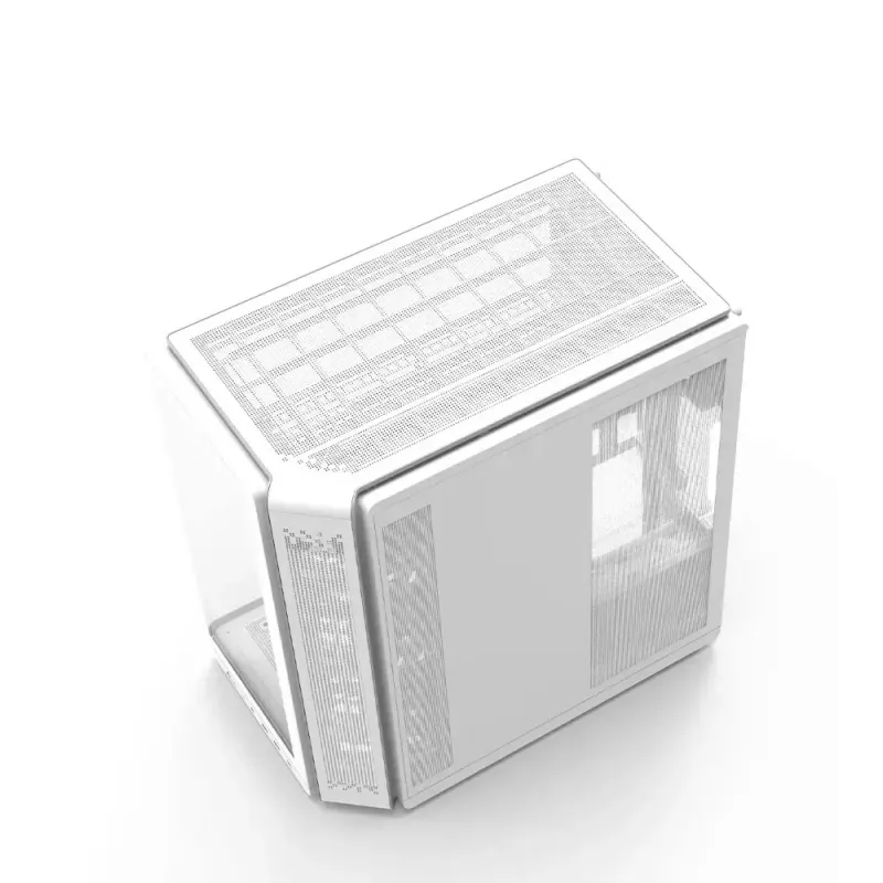 Korpuss ZALMAN P60 Mid-Tower ar 5x ARGB ventilatoriem, balts