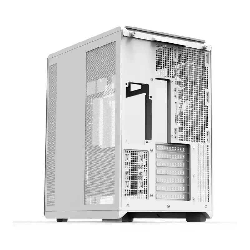 Korpuss ZALMAN P60 Mid-Tower ar 5x ARGB ventilatoriem, balts