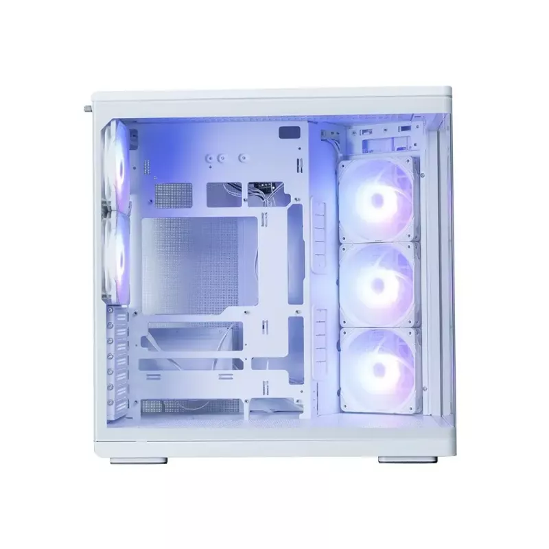 Korpuss ZALMAN P60 Mid-Tower ar 5x ARGB ventilatoriem, balts