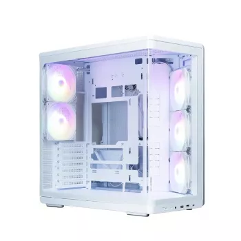 Korpuss ZALMAN P60 Mid-Tower ar 5x ARGB ventilatoriem, balts