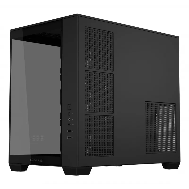 ASUS A32 PLUS TG ARGB datora korpuss, melns, ATX/micro ATX/Mini-ITX