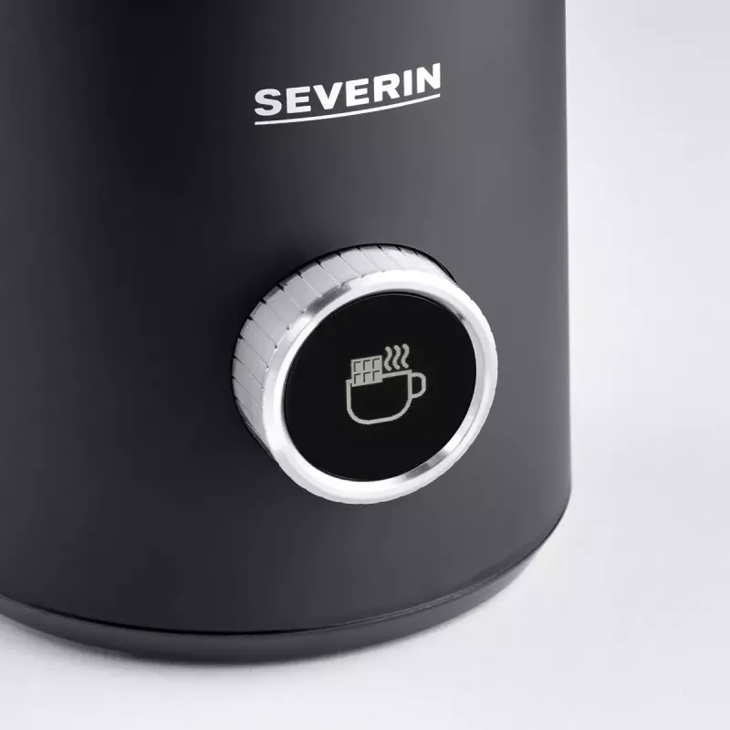 Automātiskais piena putotājs Severin Spuma 700 Plus Melns Nerūsējošais Tērauds