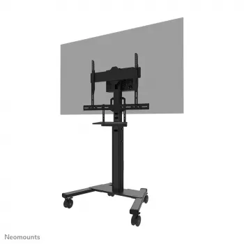 Neomounts AV45-500BL Plaukts klēpjdatoram 43–110 collu ekrāniem, VESA līdz 600x400, maks. 2.5 kg, 900×242×640 mm