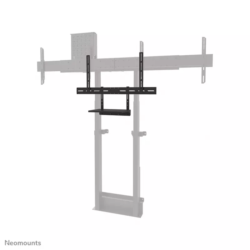 Neomounts AV45-500BL Plaukts klēpjdatoram 43–110 collu ekrāniem, VESA līdz 600x400, maks. 2.5 kg, 900×242×640 mm