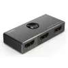HAMA 8K HDMI divvirzienu slēdzis — 1 ieeja 2 izejas / 2 ieejas 1 izeja, modelis 00205324