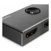 HAMA 8K HDMI divvirzienu slēdzis — 1 ieeja 2 izejas / 2 ieejas 1 izeja, modelis 00205324
