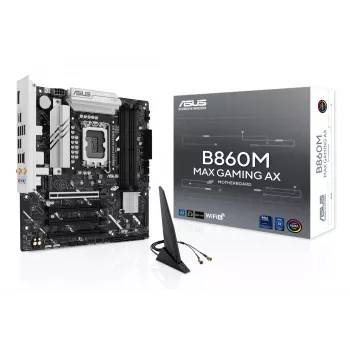 ASUS B860M MAX GAMING AX Intel B860 LGA 1851 (Socket V1) micro ATX mātesplate