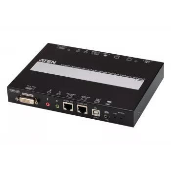 ATEN CN9600 DVI KVM pārslēdzējs ar IP attālvadību, 1 lokālā/1 attālinātā pieslēgvieta