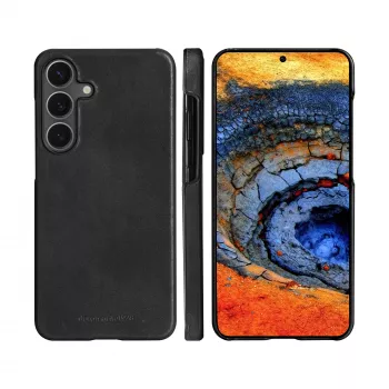 dbramante1928 Lynge ādas vāciņš Samsung Galaxy S25 (15,8 cm / 6,2 inch) Flip case melns