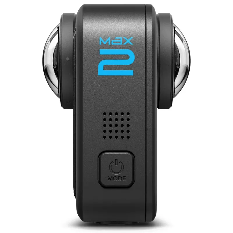 Action kamera GoPro MAX 2 – 29,5 MP, 8K Ultra HD video 100 fps, GPS, Wi‑Fi, iebūvēts LCD