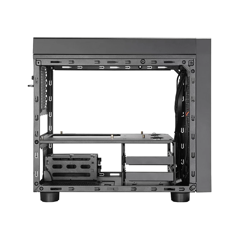 Chieftec CI-03B-OP The Cube melns mATX datora korpuss