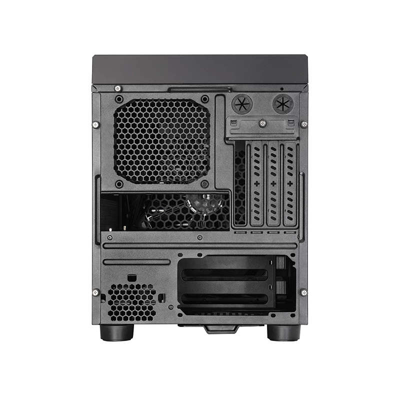 Chieftec CI-03B-OP The Cube melns mATX datora korpuss