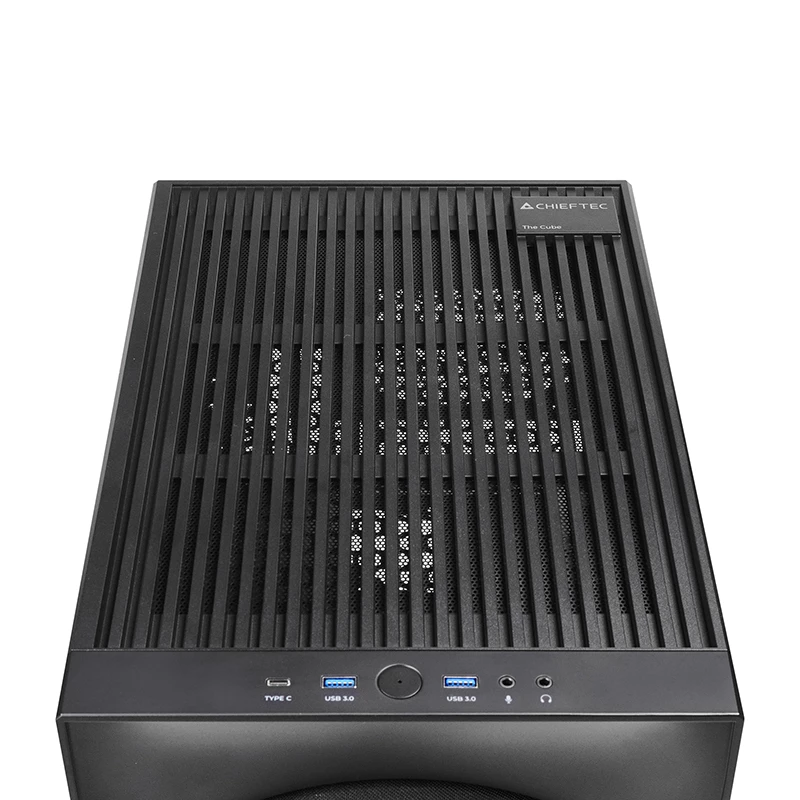 Chieftec CI-03B-OP The Cube melns mATX datora korpuss