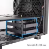 Chieftec CI-03B-OP The Cube melns mATX datora korpuss