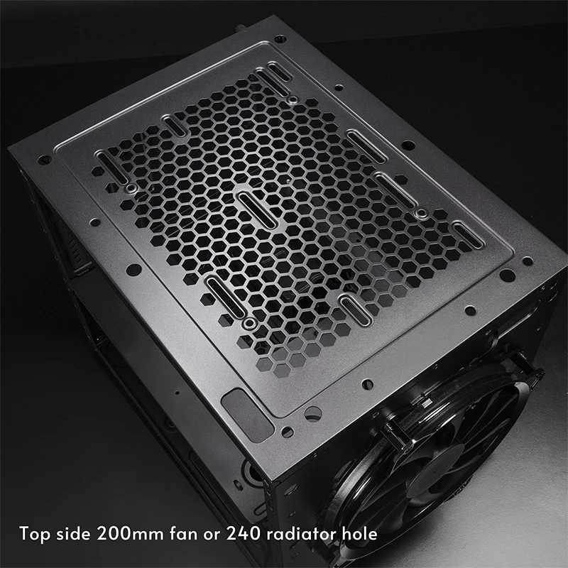 Chieftec CI-03B-OP The Cube melns mATX datora korpuss