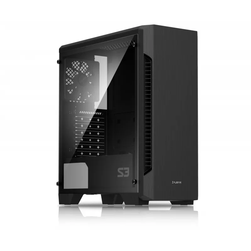 Zalman S3 datora korpuss Midi Tower Melns